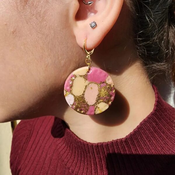 Barbie slab Earrings