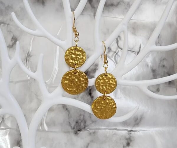 Double Gold Earrings