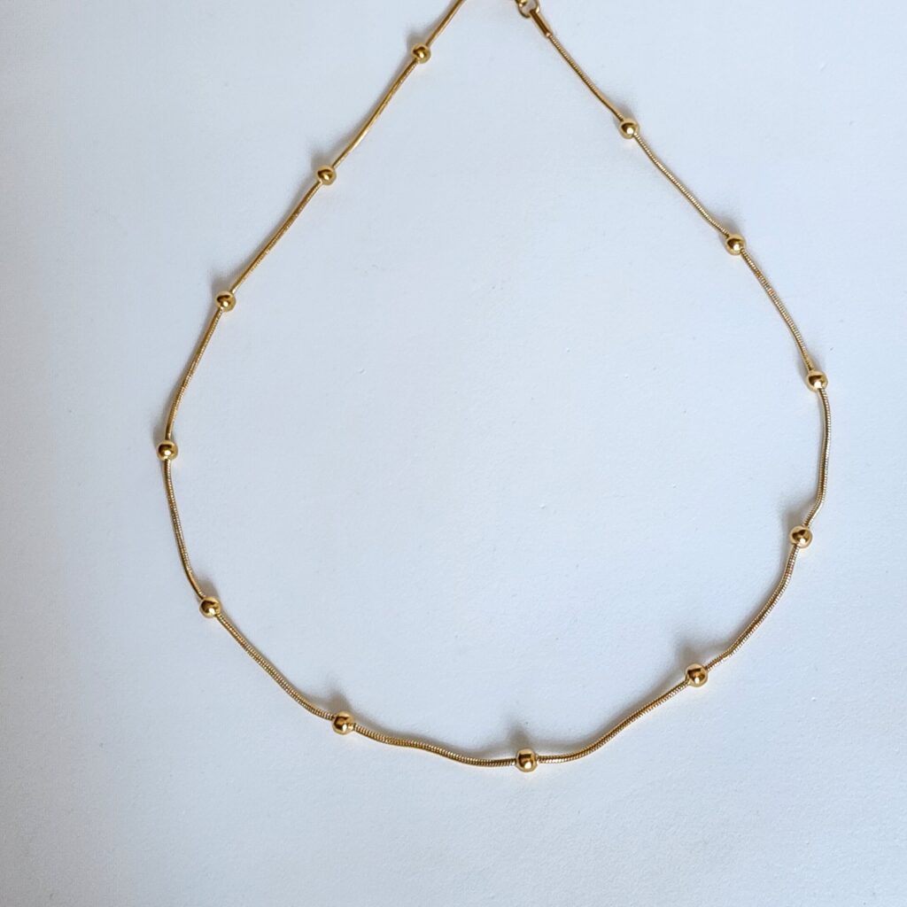 Gold beaded Necklace