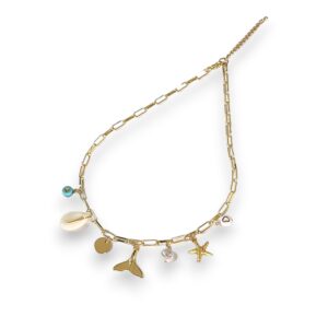 Mermaid Gold Necklace