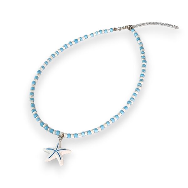 Blue Starfish Necklace