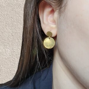 Double Gold Earrings